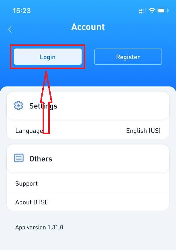How to Register and Login Account in BTSE